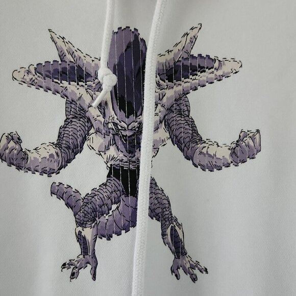 UNIQLO | Dragon Ball Z Hoodie UT Pullover Frieza White Size M Anime - Picture 5 of 6